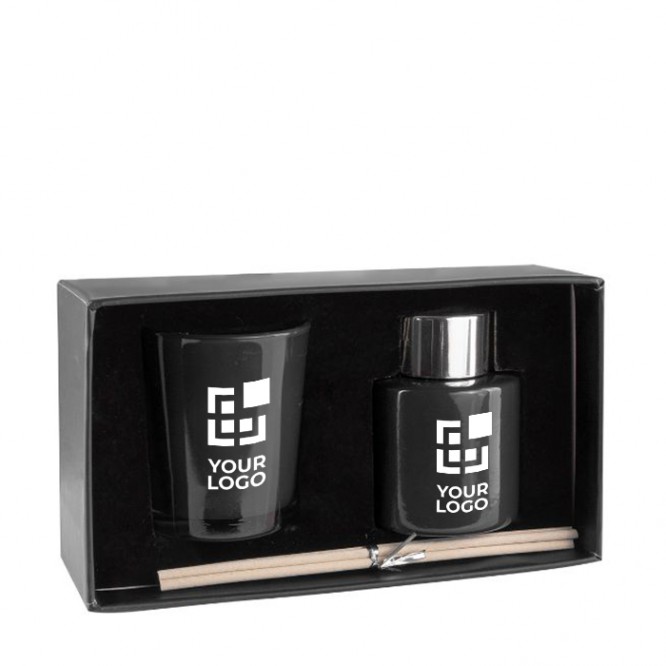 Set de difusor de 50ml y vela perfumada