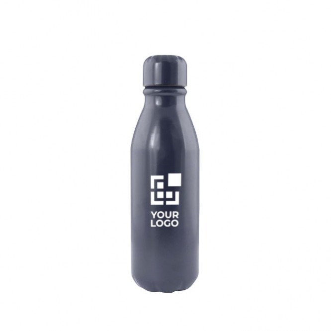 Botella de aluminio reciclado de color con tapón a juego 550ml vista principal