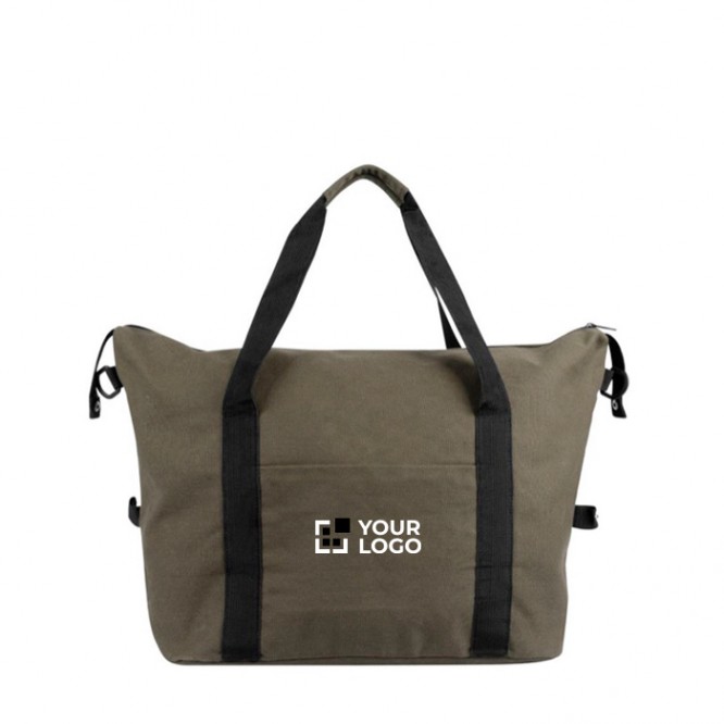 Bolsa de canvas RPET ideal para llevar en el trolley 460 g/m2