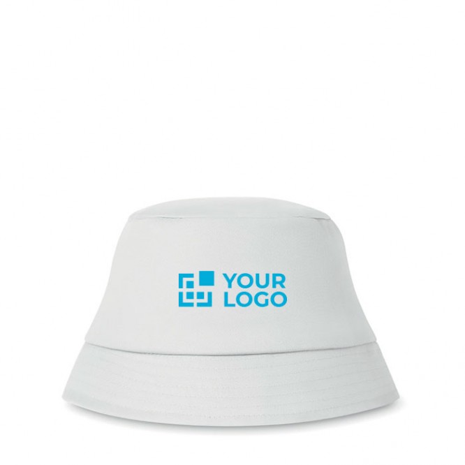 Sombrero publicitario de playa color Blanco