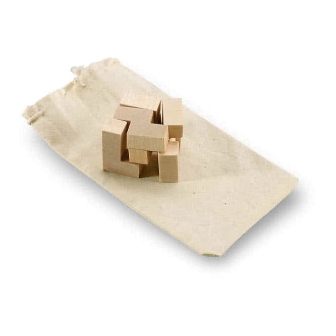 Puzzle de madera para publicidad y empresas color Madera tercera vista