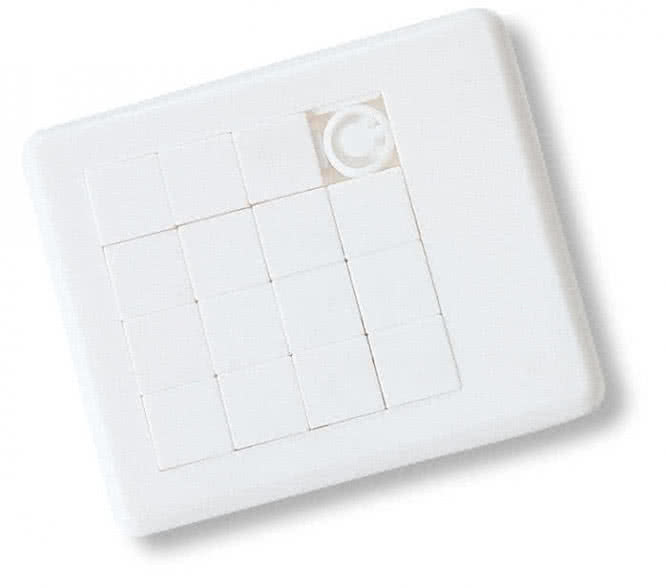 Puzzle para publicidad y merchandising color Blanco