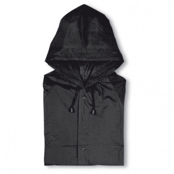 Impermeable personalizado de plástico color Negro