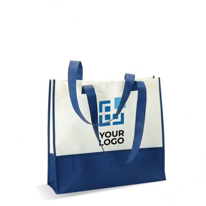 Bolsa de tela para personalizar con su logo color Azul