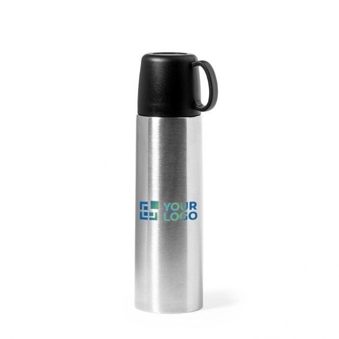 Termo de acero inoxidable 500ml y tapa con función de taza 130ml