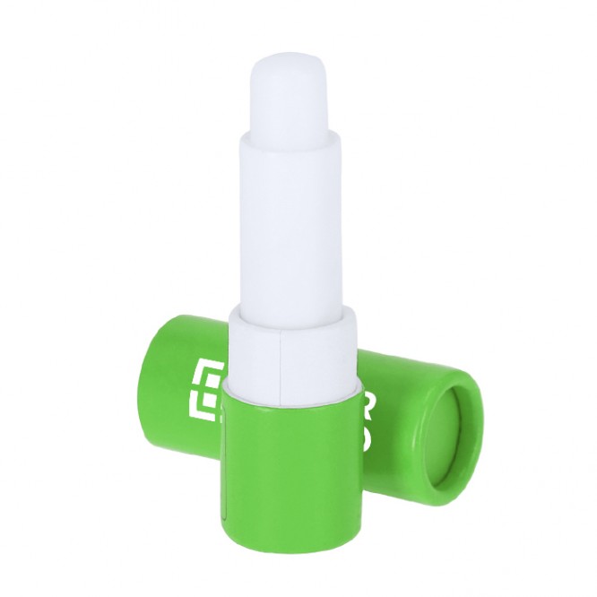 Bálsamo labial con protección SPF 15 en envase de cartón reciclado FSC