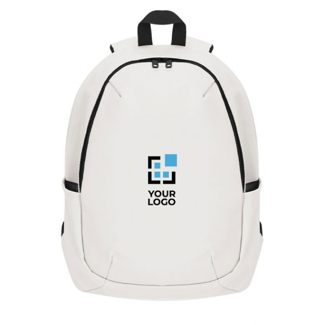 Mochila para portátil de suave PU con cierre invisible 15