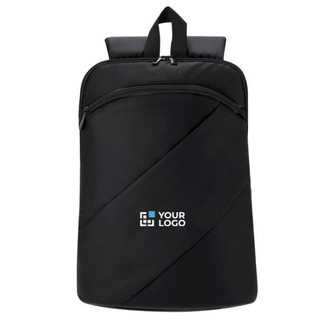 Mochila de PU para portátil con 2 bolsillos frontales invisibles 15'' vista principal