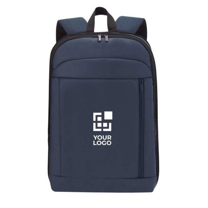 Mochila ampliable para portátil hecha de PU y poliéster 15