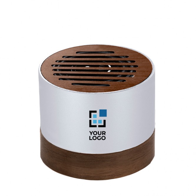 Altavoz de aluminio reciclado GRS y madera de nogal 3W