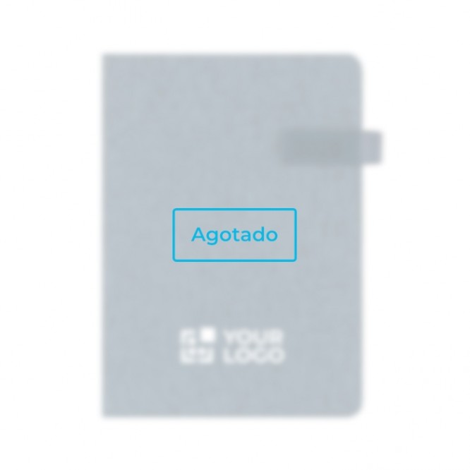 Agenda de RPET de tapa rígida con cierre magnético y vista diaria A5 - agotado Agenda de RPET de tapa rígida con cierre magnético y vista diaria A5 - agotado