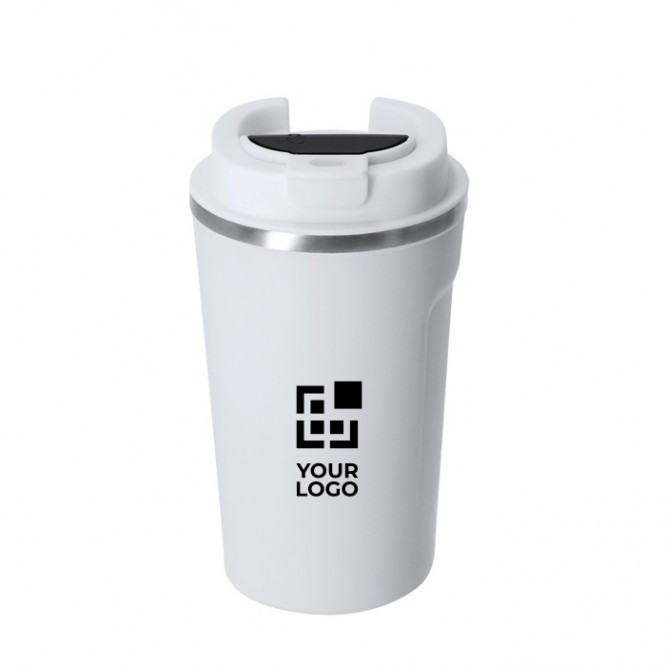 Vaso de acero inoxidable reciclado con indicador de temperatura 400ml