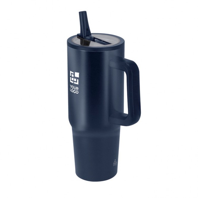 Botella térmica de acero inoxidable con asa de transporte 870ml Botella térmica de acero inoxidable con asa de transporte 870ml