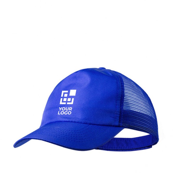 Gorras de poliéster para personalizar color blanco