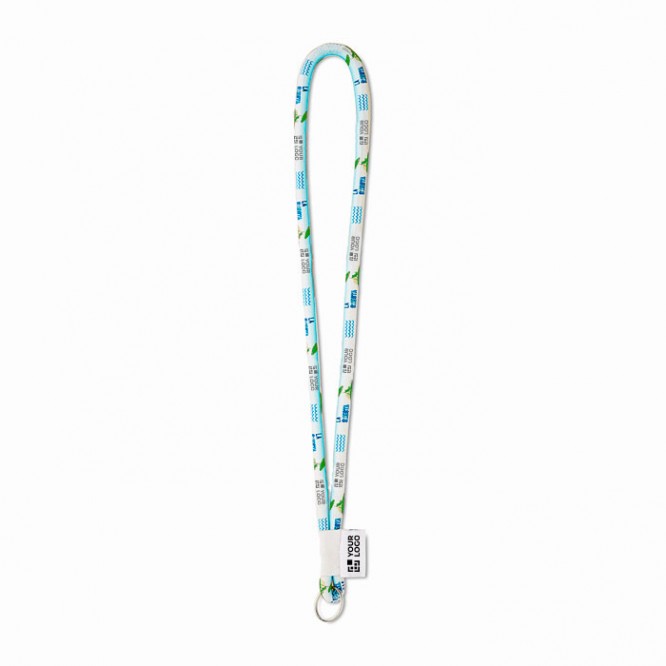 Lanyard cilíndrico de poliéster (0,8 cm) vista principal
