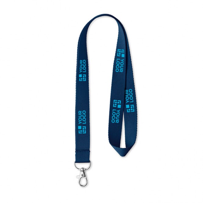 Lanyards personalizados baratos de poliéster vista principal