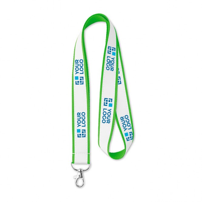 Lanyard con capa de satín y sublimación  vista principal
