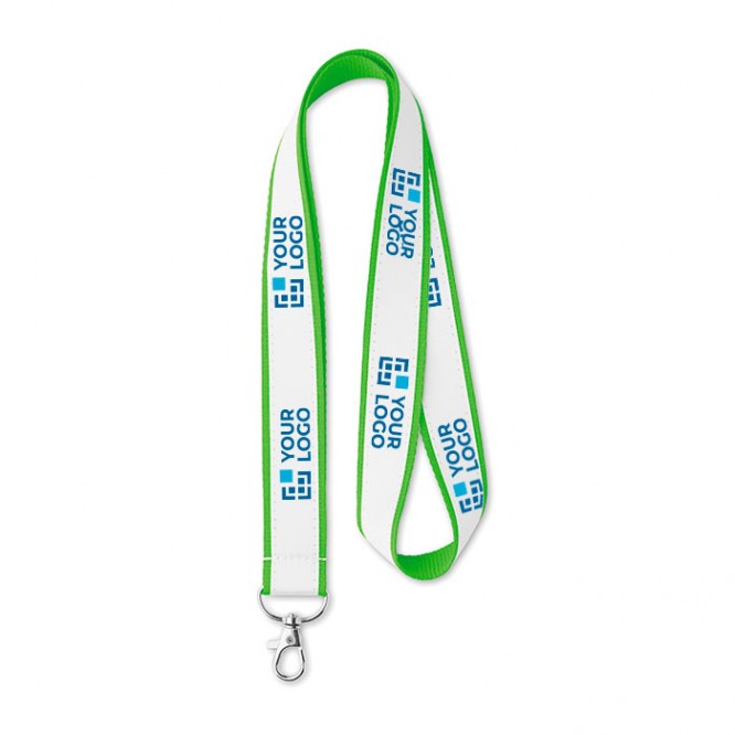 Lanyard con capa de satín y sublimación 