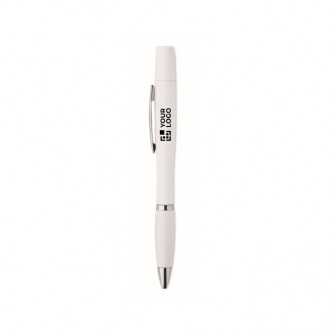 Bolígrafo que incluye kit de limpieza para auriculares tinta azul