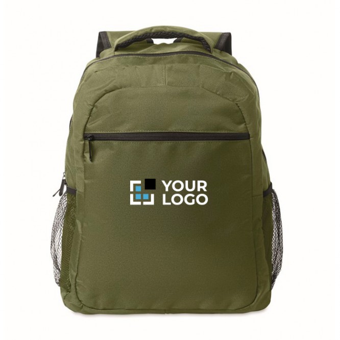 Mochila para portátil con bolsillos delante y a los lados 15