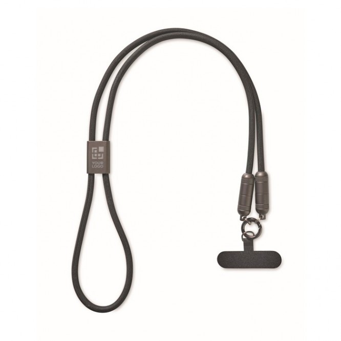 Lanyard para colgar el móvil con cable de carga incluido 60 W