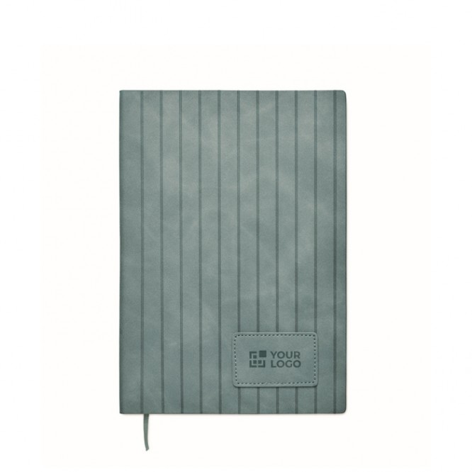 Libreta de tapa suave de cuero sintético ahumado A5 hojas a rayas Libreta de tapa suave de cuero sintético ahumado A5 hojas a rayas