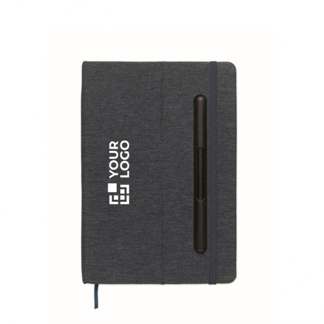 Libreta de tapa dura con función de soporte para móvil A5 papel a rayas Libreta de tapa dura con función de soporte para móvil A5 papel a rayas