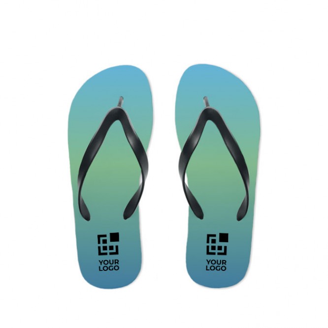 Chanclas con logo o diseño para playa vista principal