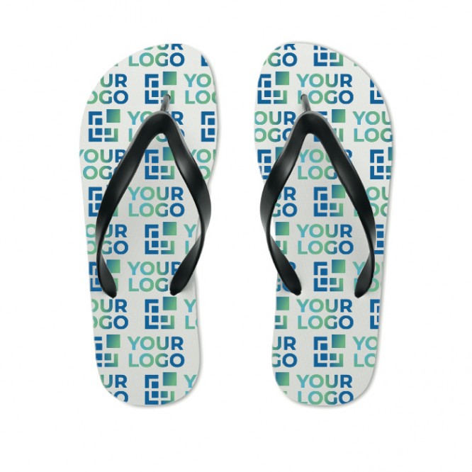 Chanclas personalizadas con imagen a color talla 44-46 Beach Sublim