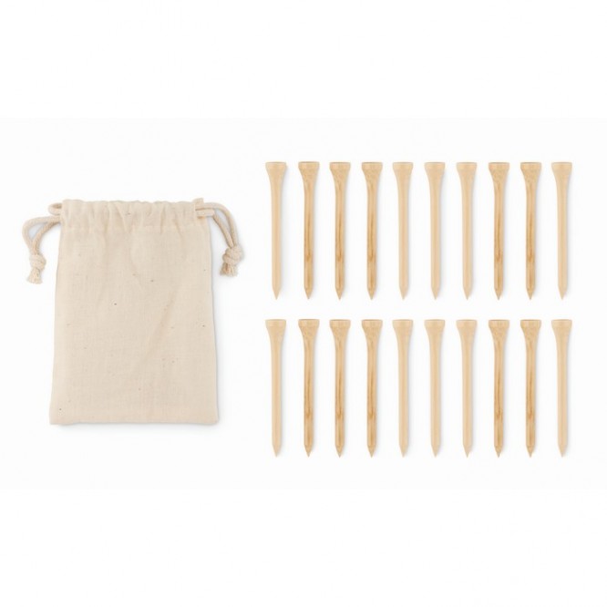 Set de 20 tees para golf