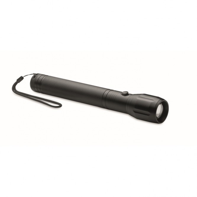 Linterna con luz LED y correa