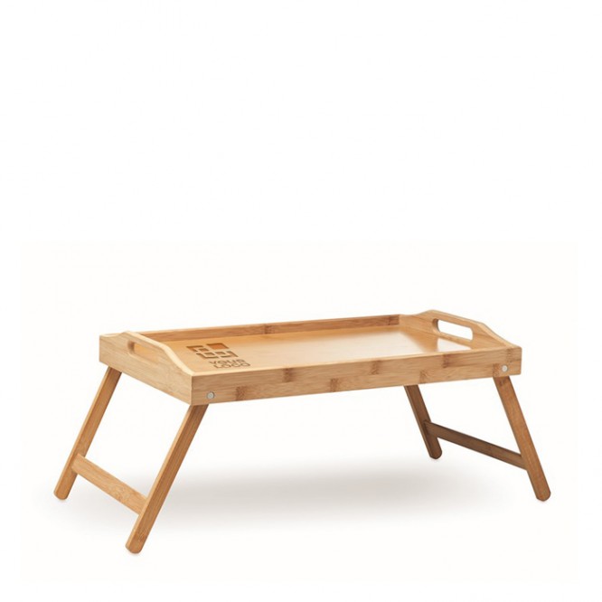 Bandeja plegable de madera