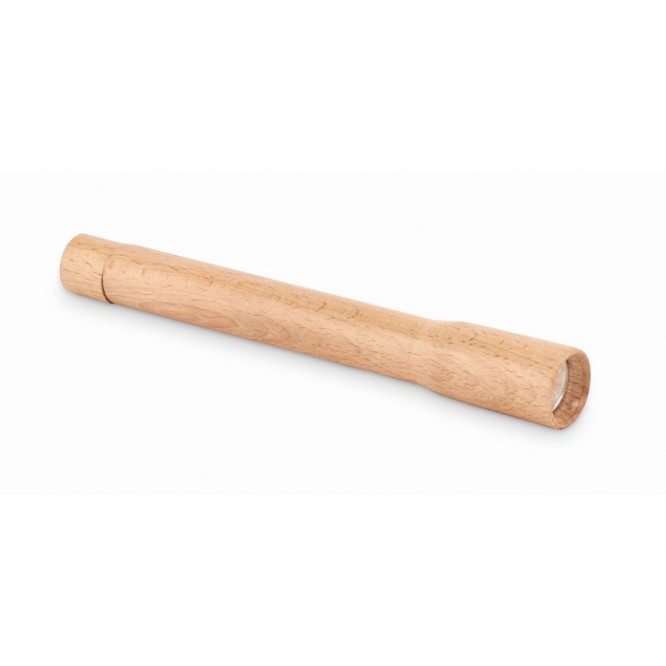 Linterna de madera con luz COB