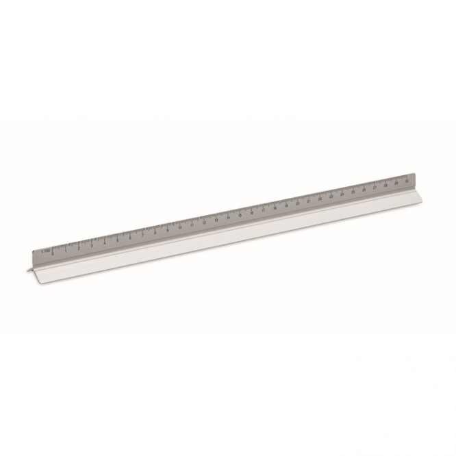 Regla de arquitecto de aluminio de 30 cm