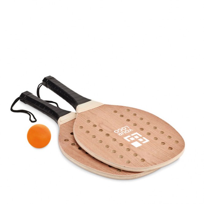 Kit de palas de playa con pelota vista principal