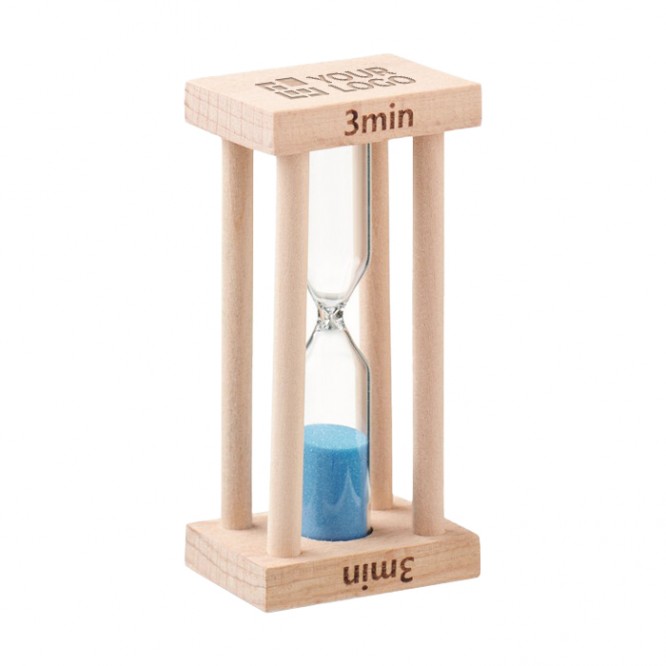 Reloj de arena de madera