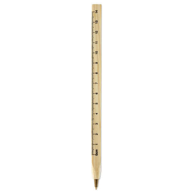 Bolígrafo con regla  