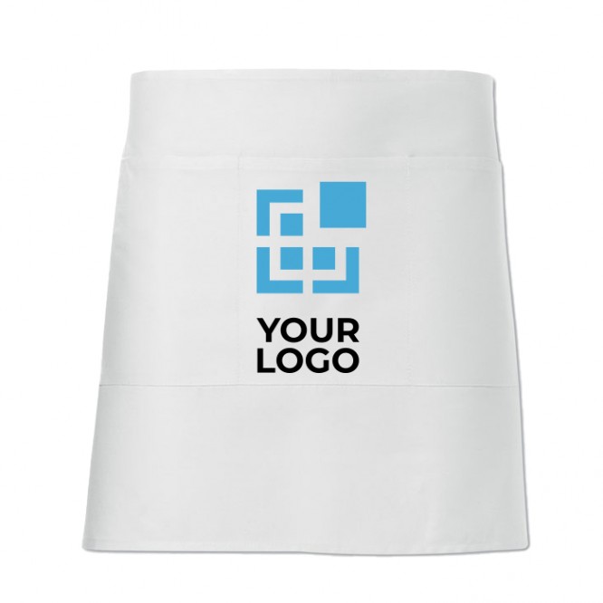 Delantal personalizados serigrafiados color Negro