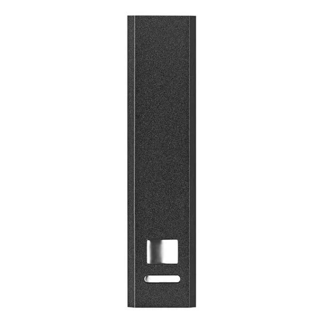 Power bank personalizado de aluminio 2.200mAh color Negro