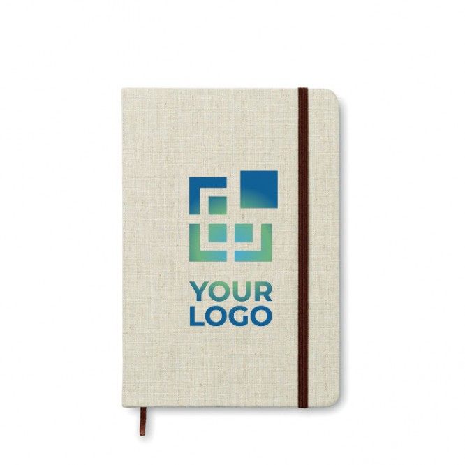 Cuadernos personalizados de tapa rústica color Beige