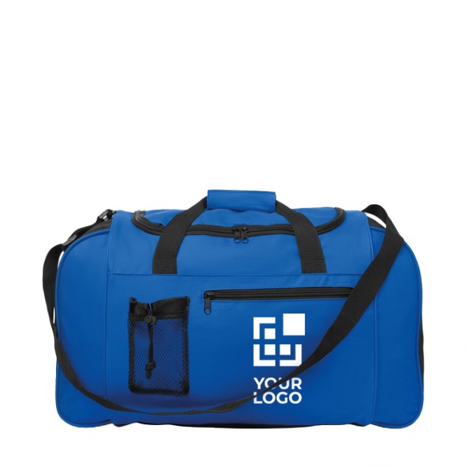 Bolsa de deporte publicitaria 600D color Negro