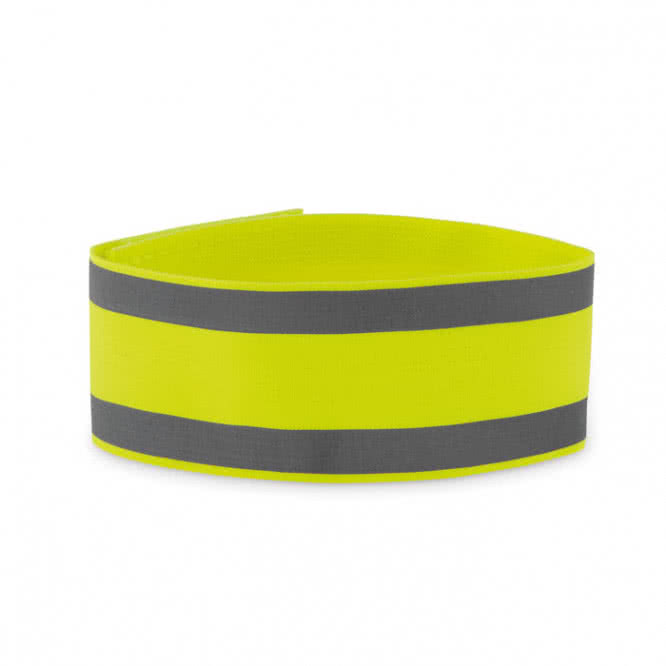 Brazalete deportivo de lycra color amarillo