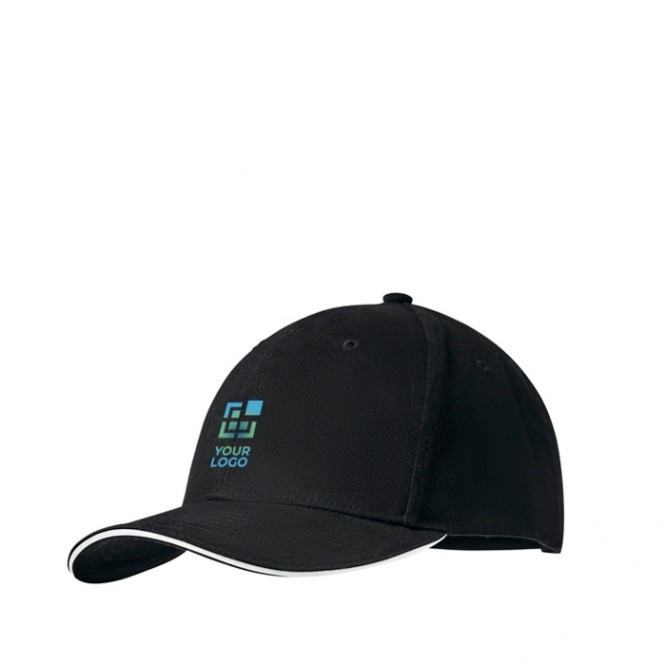 Gorra con logo para empresas vista principal
