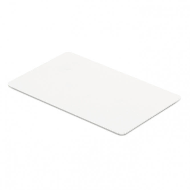 Tarjeta de seguridad RFID máxima protección color blanco