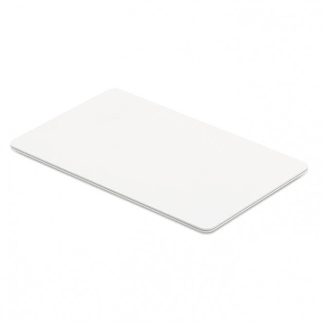 Tarjeta de seguridad RFID color blanco