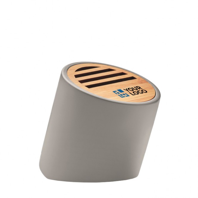 Altavoz bluetooth merchandising de cemento