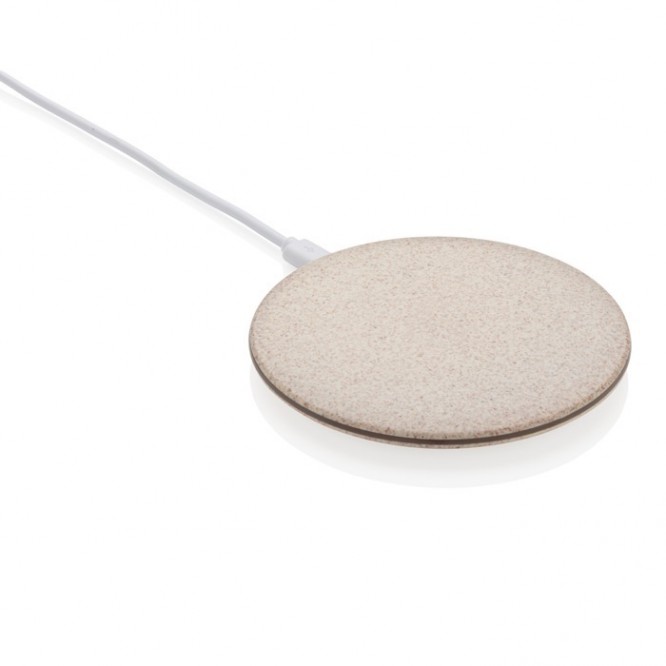 Cargador inalámbrico ultraplano eco color natural