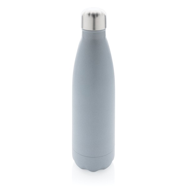 Botella con revestimiento reflectante color gris