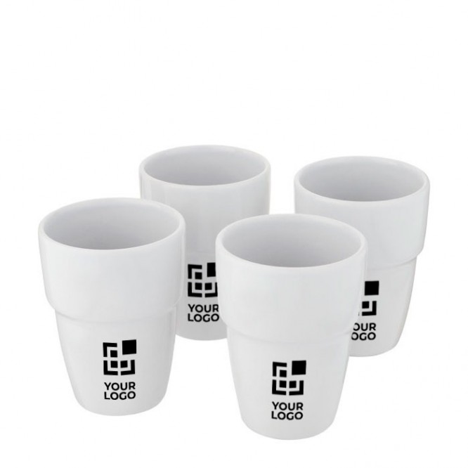Vasos de cerámica apilables vista principal