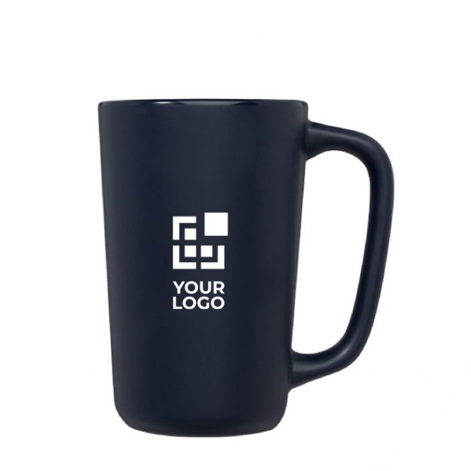 Taza de cerámica grande con acabado mate vista principal Taza de cerámica grande con acabado mate vista principal